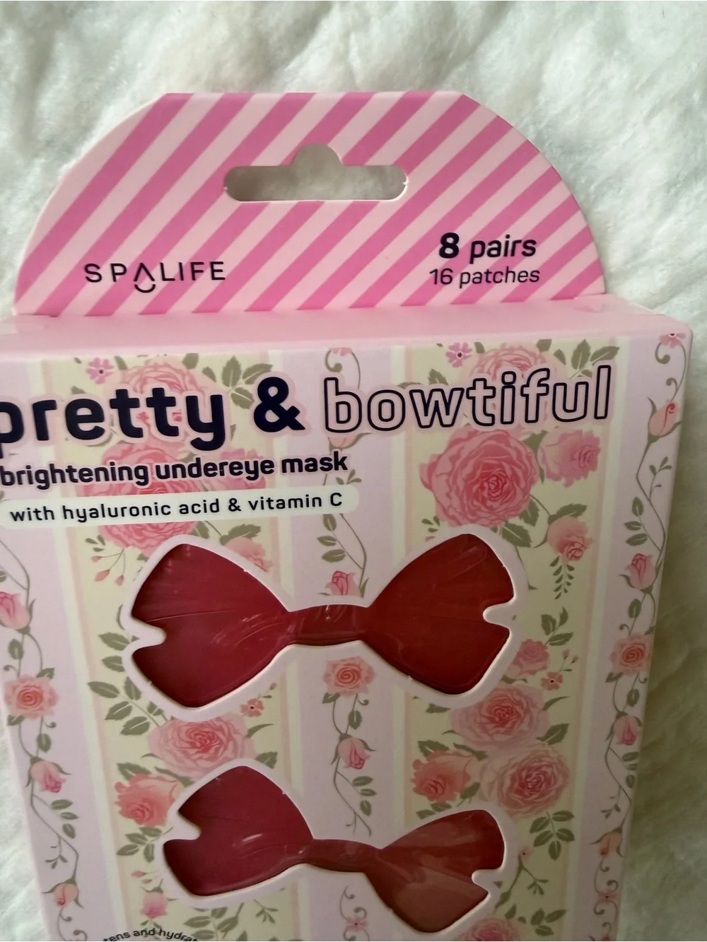 Spalife Pretty Bowtiful 16 Brightening Undereye Mask vitamin C, hyaluronic acid